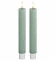 LED Kronljus, Sage Green, 2-pack