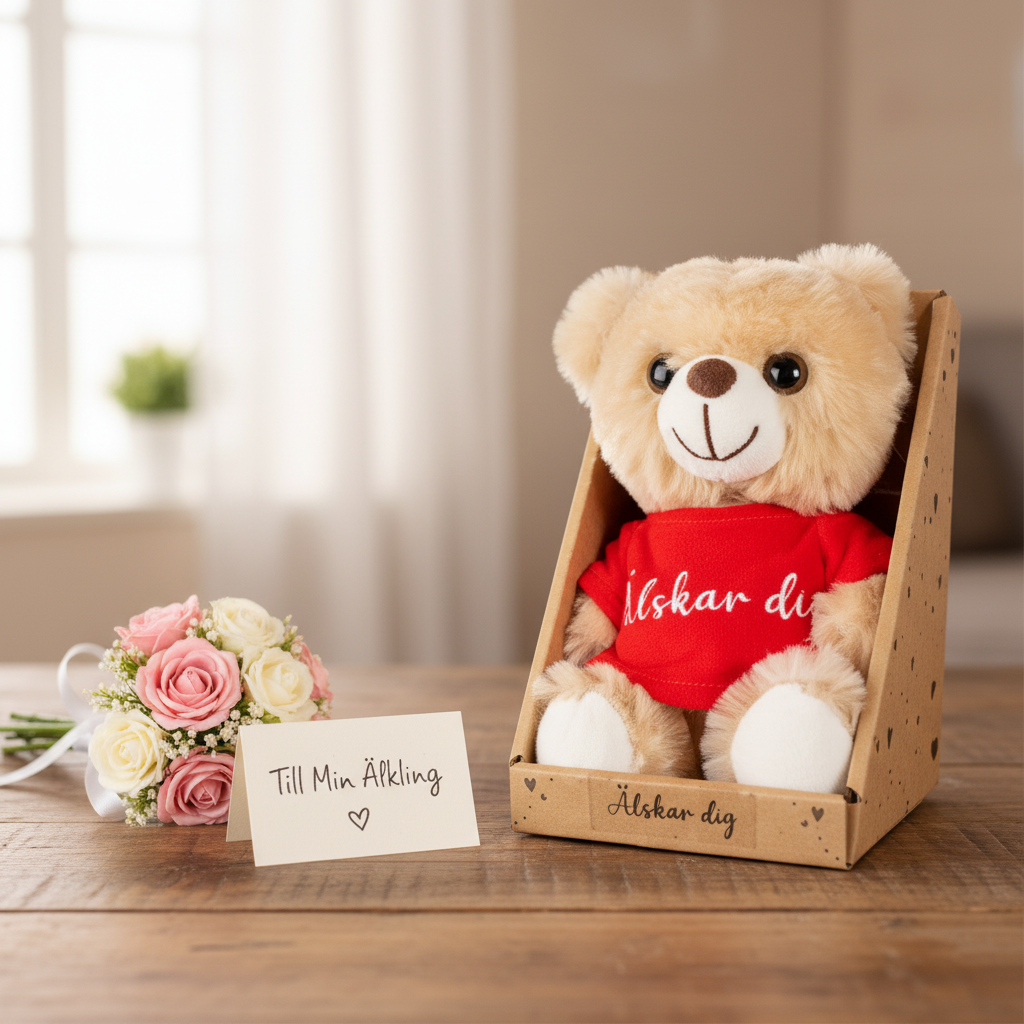 Nalle 15 cm (Älskar dig)