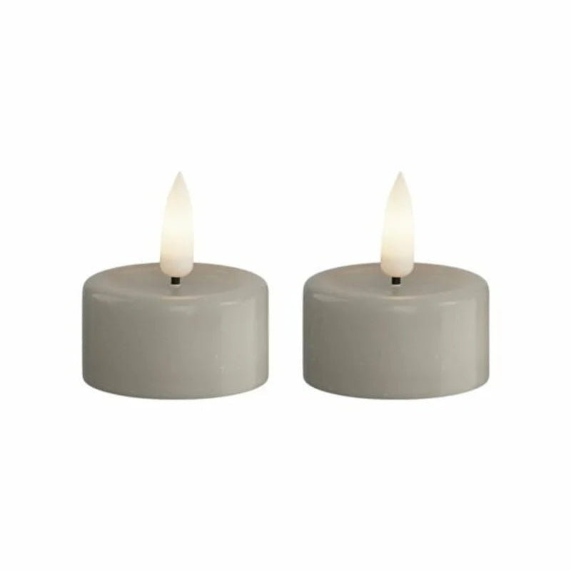 LED-värmeljus,2-pack, Sand, DeluxeHomearte