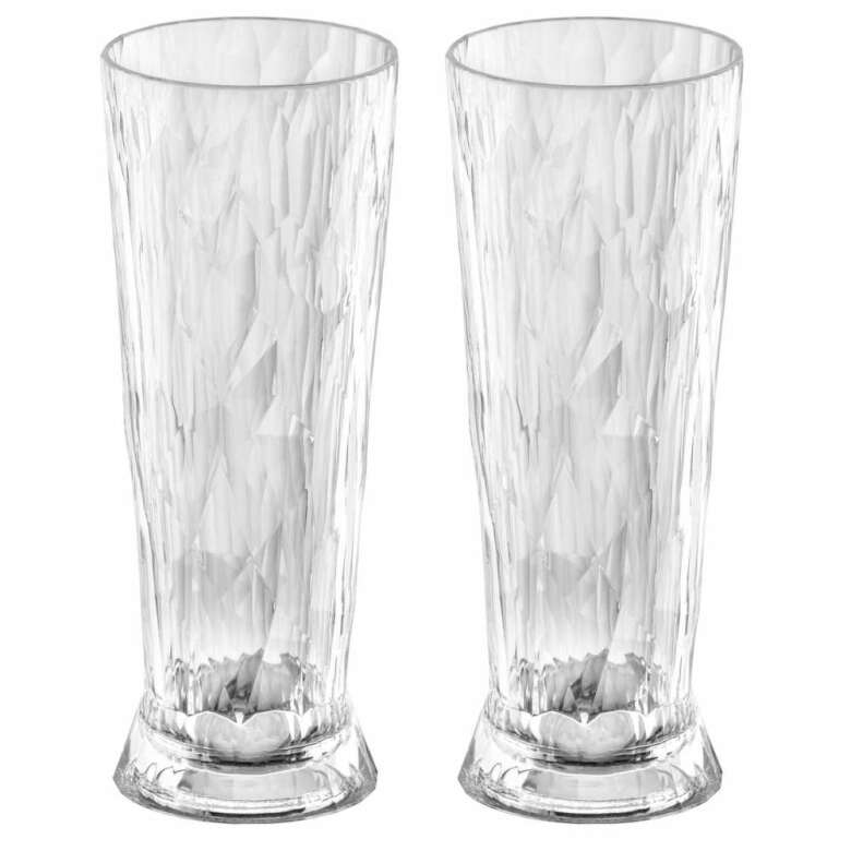 Ölglas Plast 500 ml, KOZIOL/superglas, 2 pack