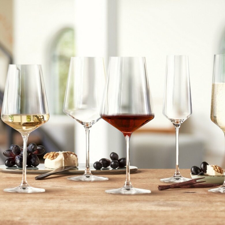 Set med Vinglas & Champagneglas PUCCINI / Leonardo 12-pack