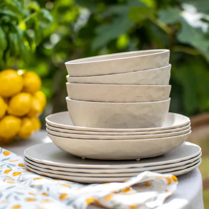 Skålset i tålig plast, 4-Pack, 2 olika färger, Koziol