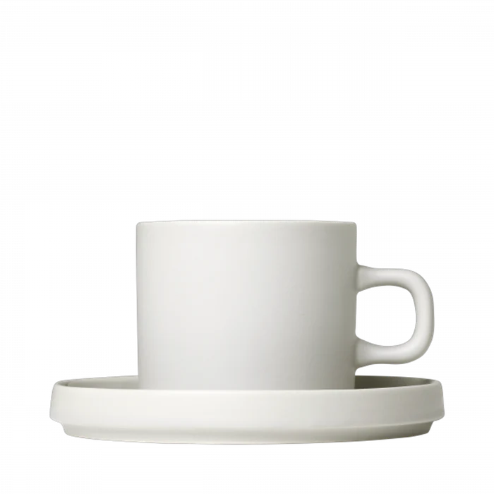 Kaffemugg med fat 200 ml, BLOMUS / Pilar, 2 pack