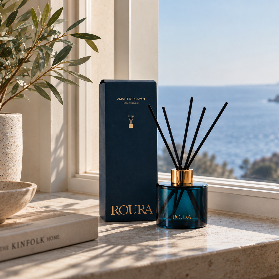 Doftpinnar Amalfi Bergamot, 100 ml, ROURA / ICOUNS
