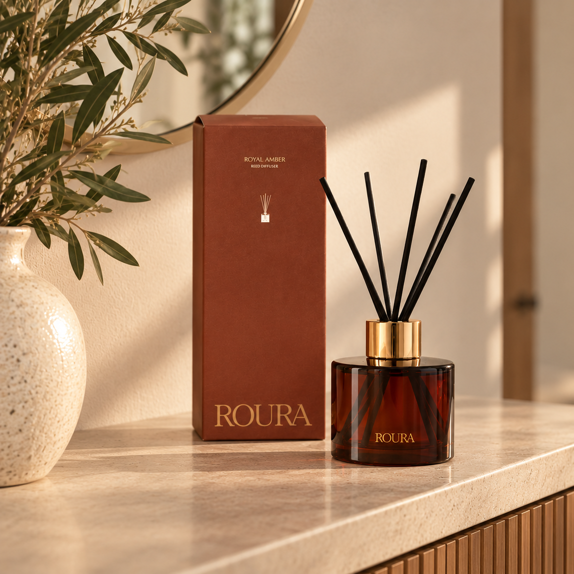 Doftpinnar Royal Amber, 100 ml, ROURA / ICOUNS