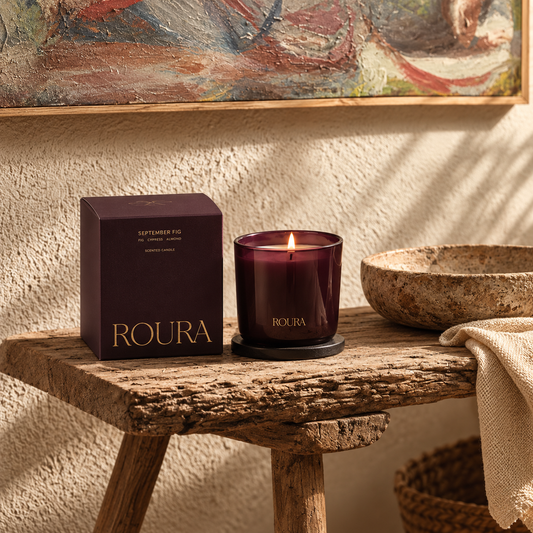 Doftljus Fig, 8x9 cm, ROURA / ICOUNS