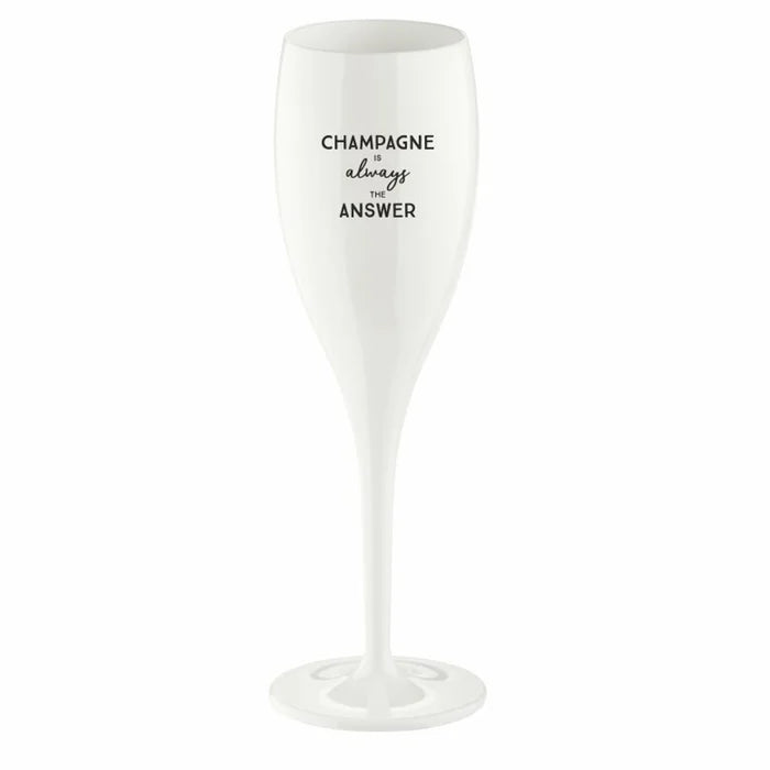 Champangeglas plast 100 ml, KOZIOL/Cheers no1, 6 pack