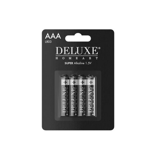 AAA - Batterier 1.5 V, 4st. DELUXEHOMEART