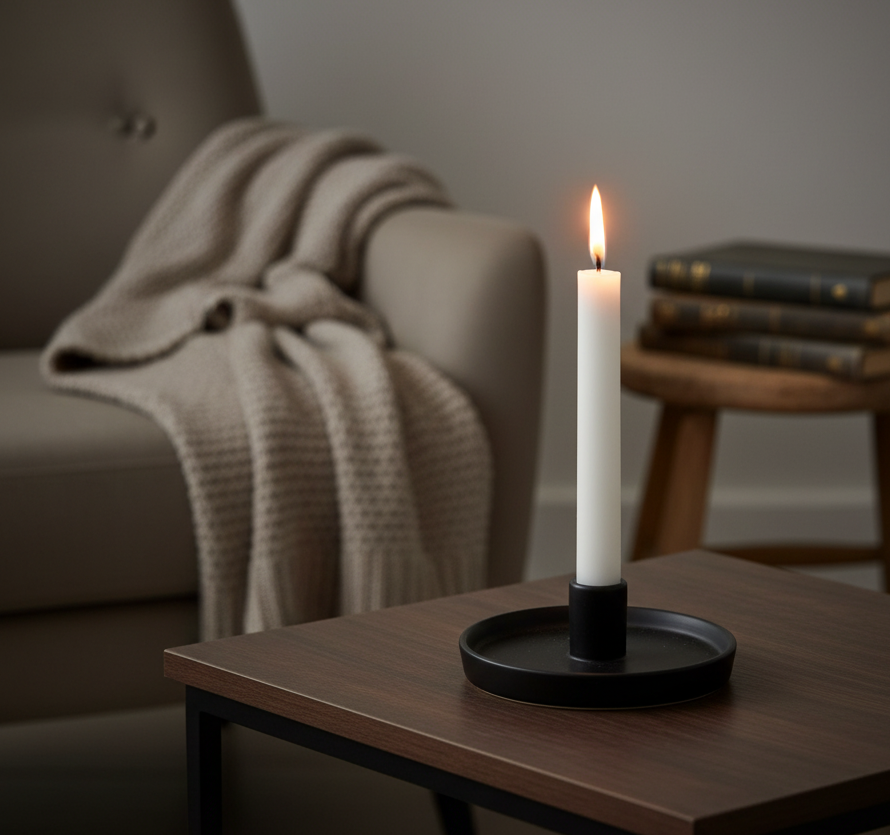 "Kammarljusstake" i keramik