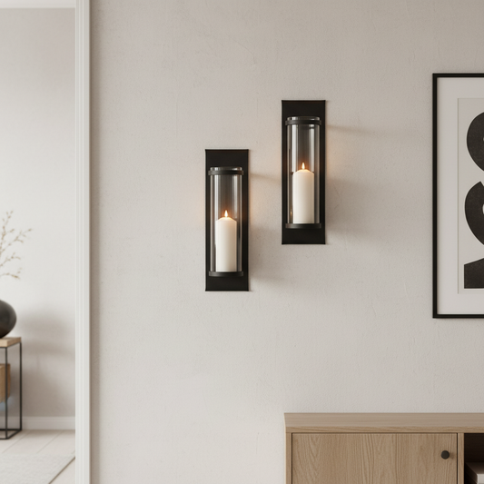 Vägglyckta 2 pack för blockljus