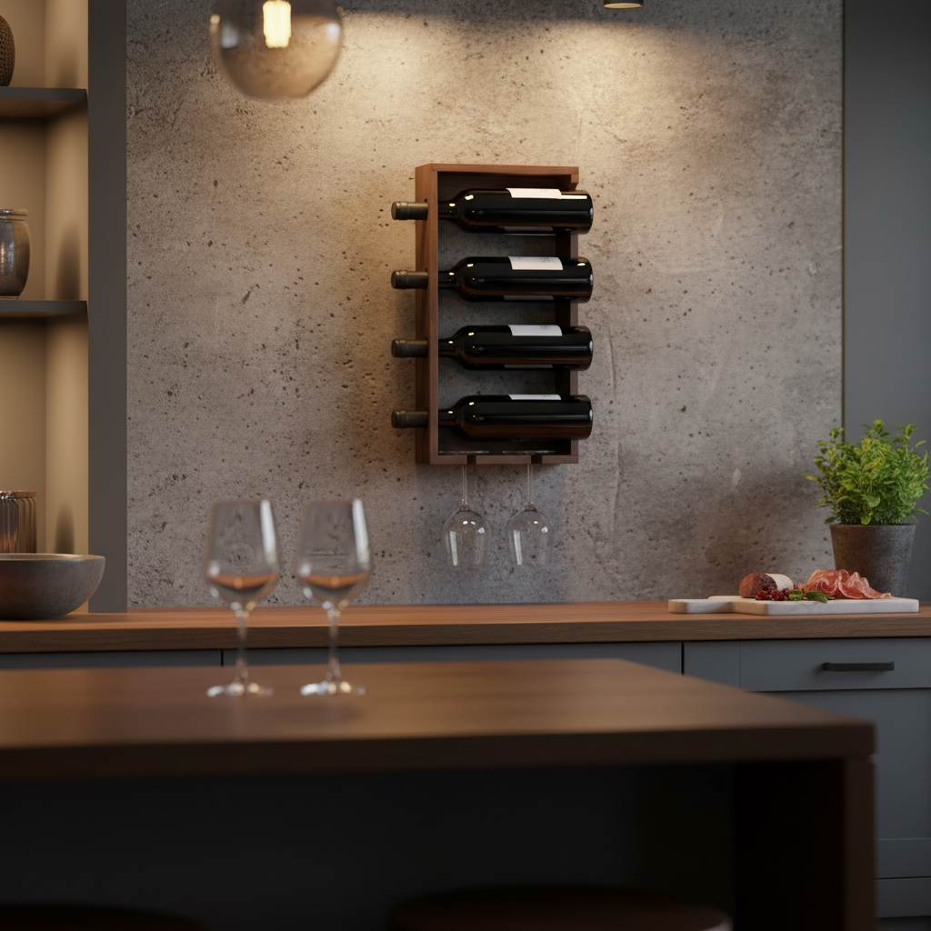 Vinställ för vägg