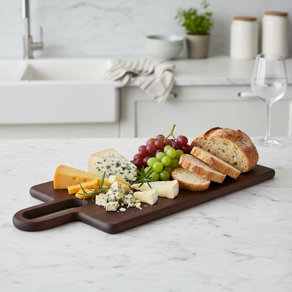 Stor uppläggningsbricka i trä