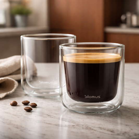 Kaffeglas 200 ml, BLOMUS / Nero, 2 pack