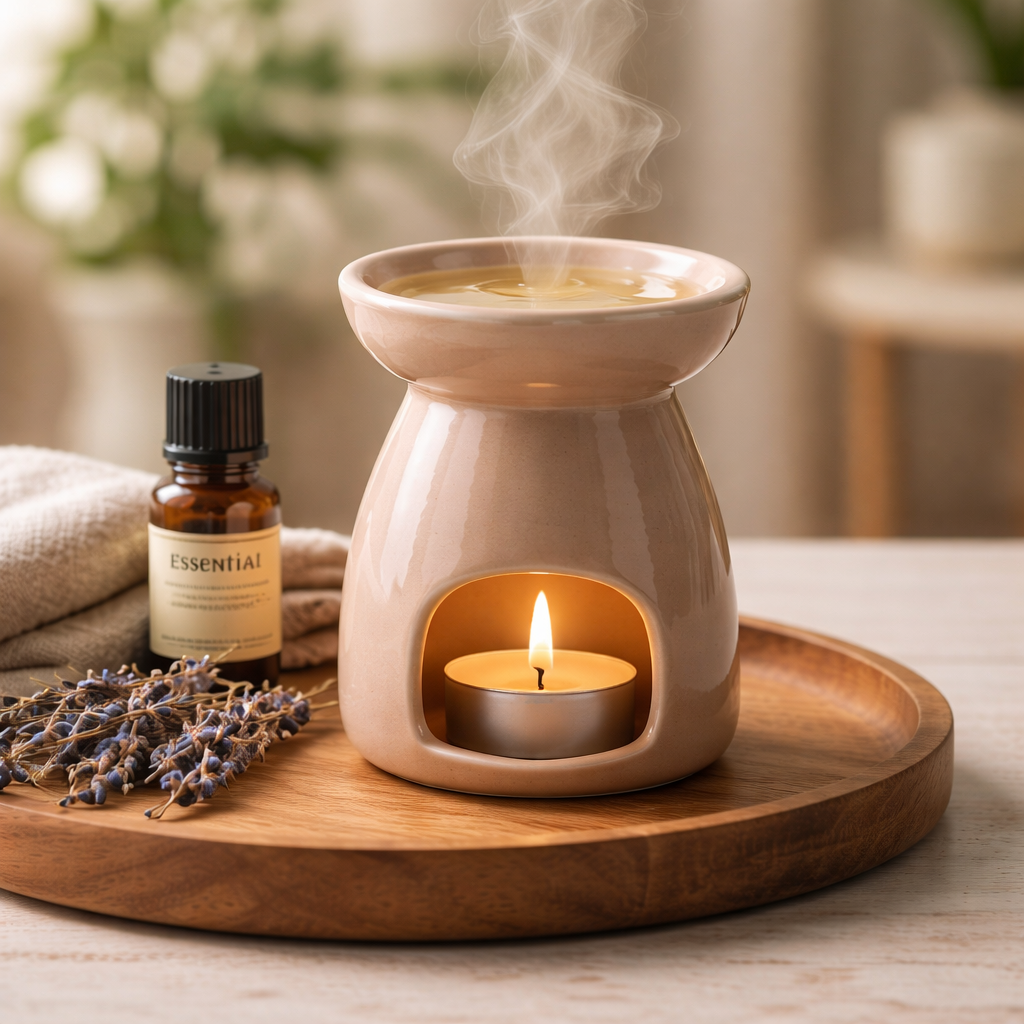 Aromalampa i flera färger