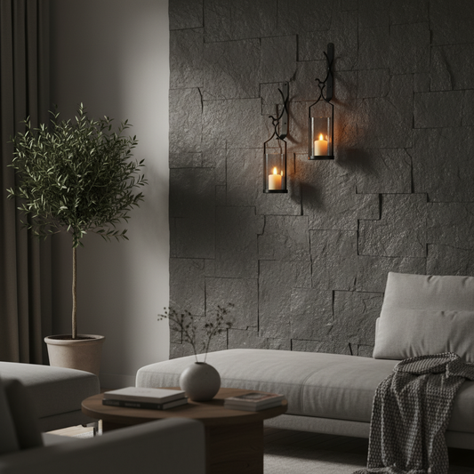 2 st Ljuslampett hängande