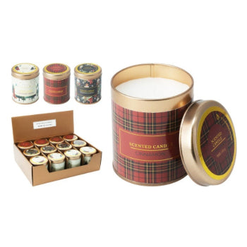 Doftljus i plåtburk